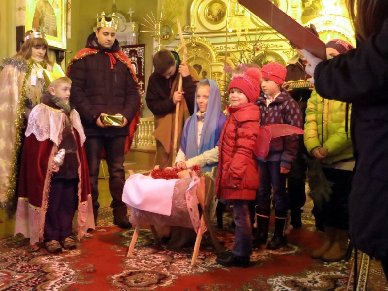 Bożonarodzeniowa choinka w Tarnogrodzie