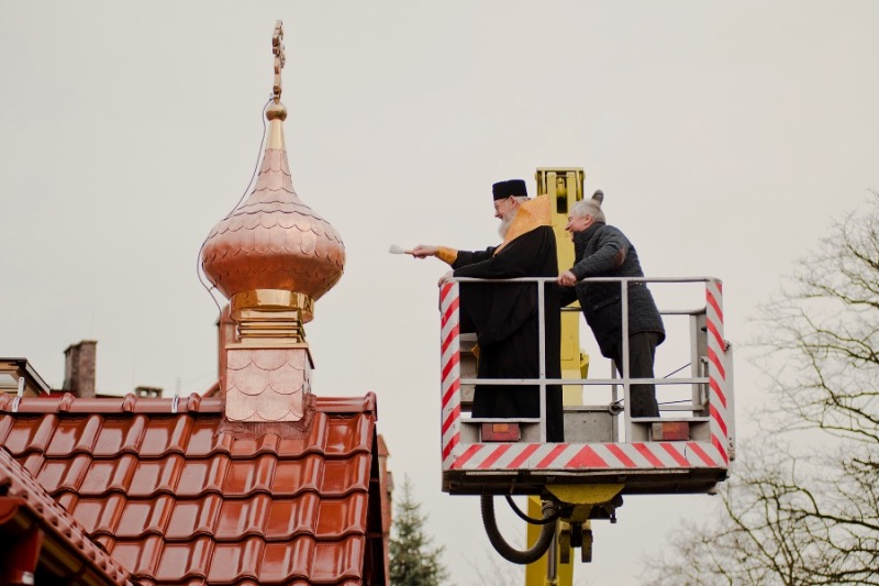 Poświęcono krzyże na cerkwi w Kędzierzynie Koźlu