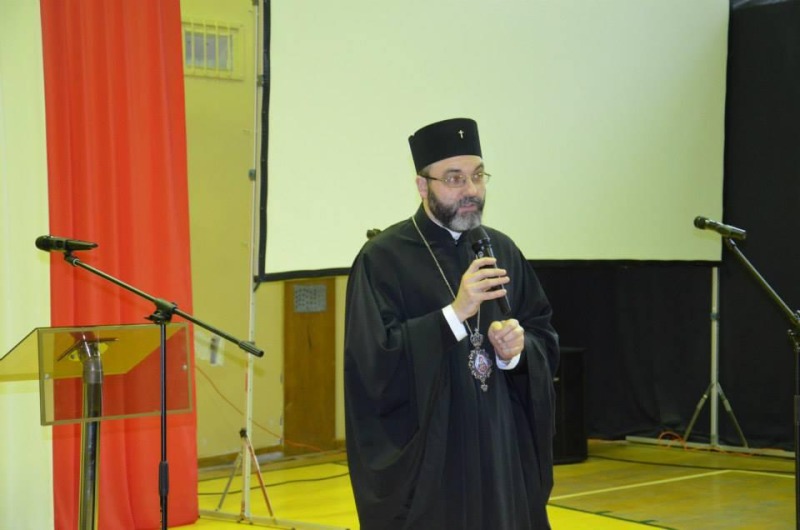 Arcybiskup Jakub poświęcił nowe pomieszczenia białostockiego ZSTiO
