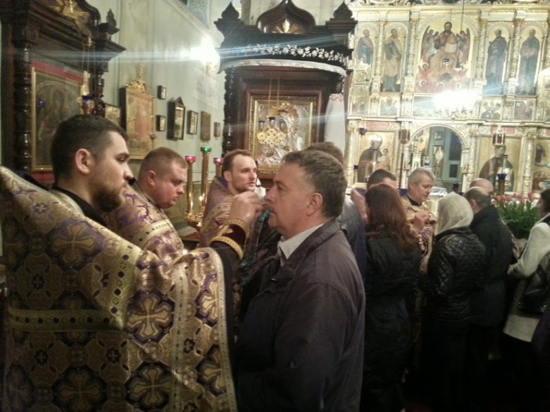 Sakrament chorych w lubelskiej cerkwi katedralnej