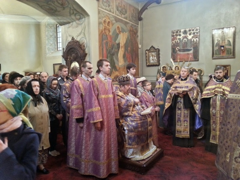 Sakrament chorych w lubelskiej cerkwi katedralnej