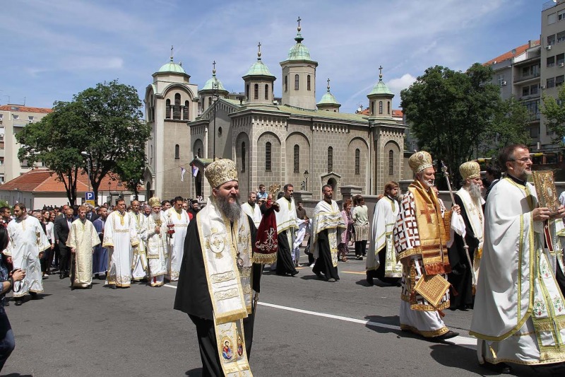 Obchody święta patronalnego stolicy Serbii