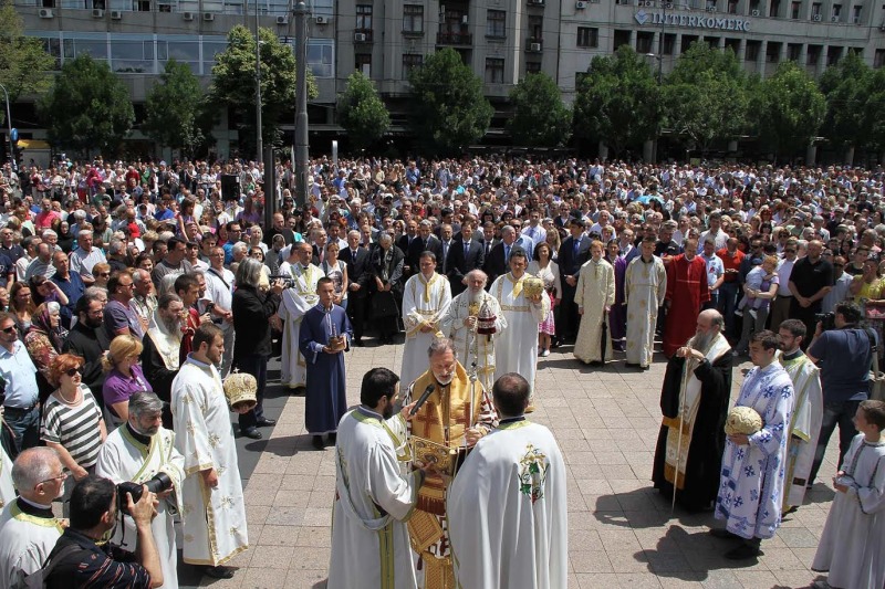 Obchody święta patronalnego stolicy Serbii