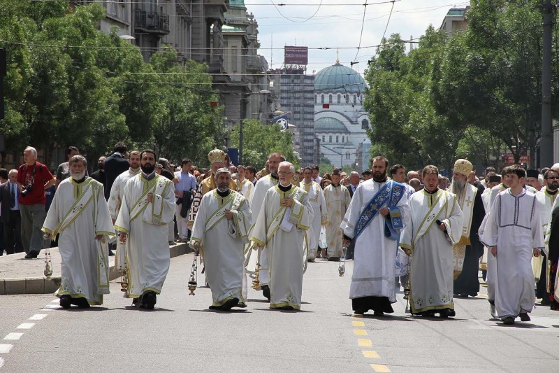 Obchody święta patronalnego stolicy Serbii