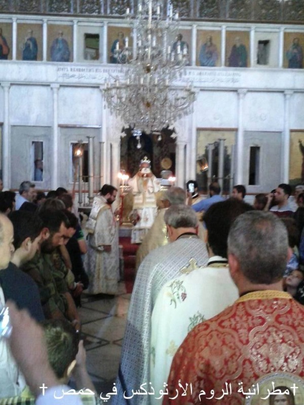 Homs: pierwsze Liturgie w cerkwiach starego miasta od wybuchu wojny