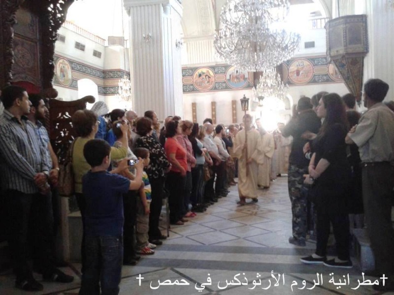 Homs: pierwsze Liturgie w cerkwiach starego miasta od wybuchu wojny
