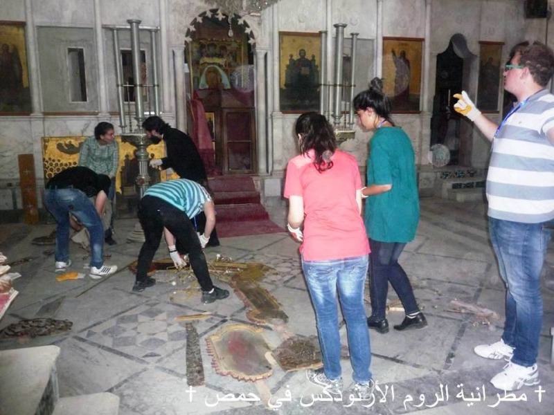 Homs: pierwsze Liturgie w cerkwiach starego miasta od wybuchu wojny