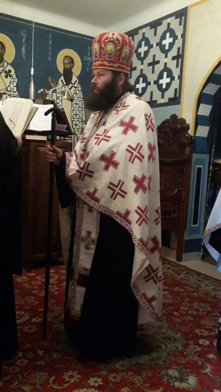 Wizyta metropolity Sawy w Monasterze w Sakach
