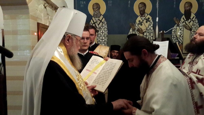 Wizyta metropolity Sawy w Monasterze w Sakach