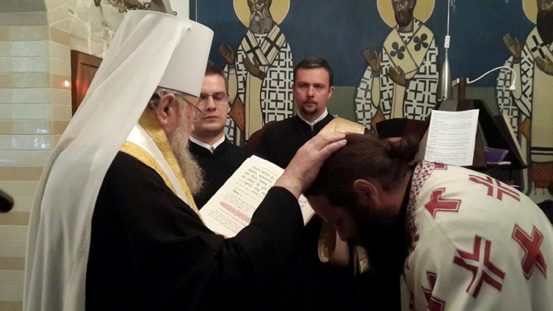 Wizyta metropolity Sawy w Monasterze w Sakach