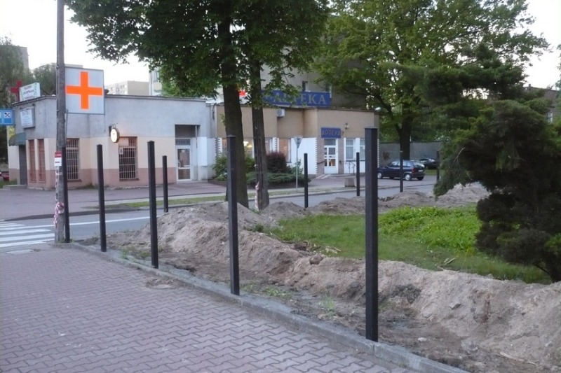 Remont ogrodzenia parafii w Wołominie