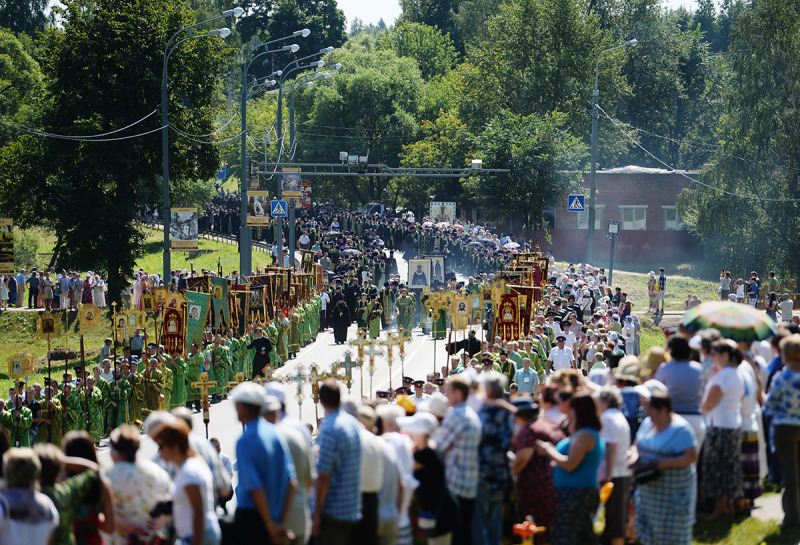 Rosja: centralne obchody 700-lecia urodzin św. Sergiusza z Radoneża