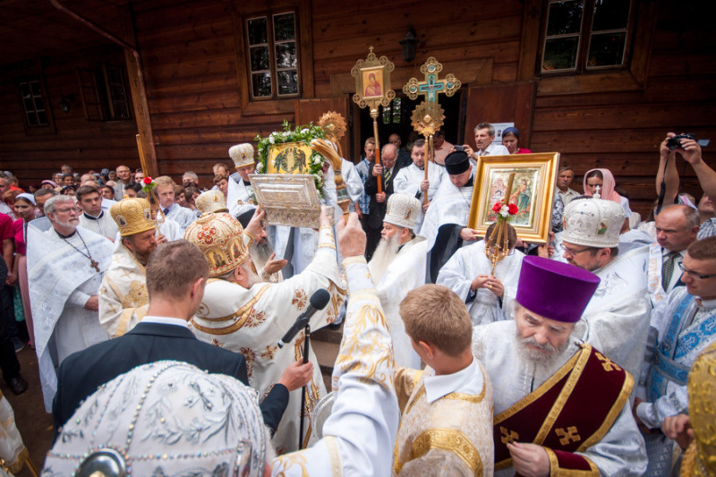 Uroczystości ku czci Przemienienia Pańskiego na Świętej Górze Grabarce