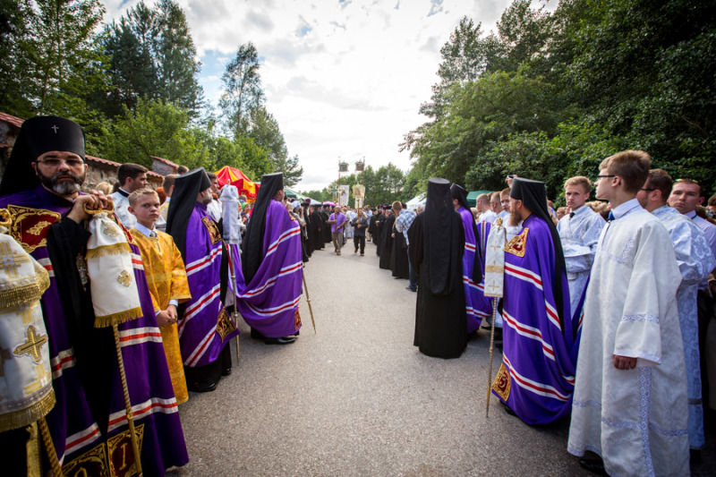 Uroczystości ku czci Przemienienia Pańskiego na Świętej Górze Grabarce