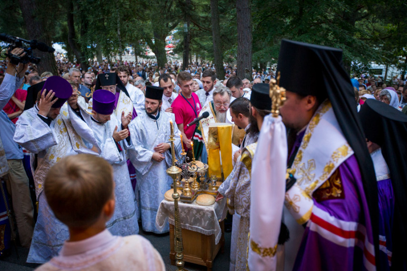 Uroczystości ku czci Przemienienia Pańskiego na Świętej Górze Grabarce
