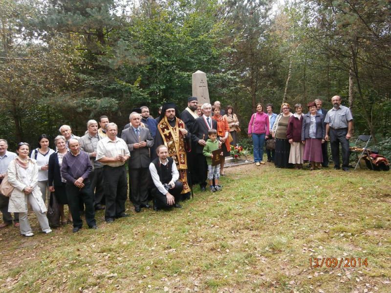Poświęcenie odnowionego pomnika w Czarnem