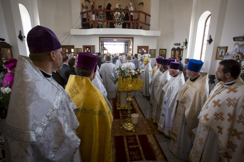 Wyświęcenie cerkwi w Słochach Annopolskich
