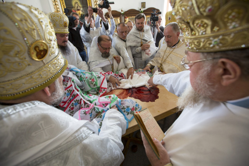 Wyświęcenie cerkwi w Słochach Annopolskich
