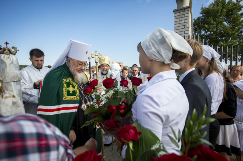 Wyświęcenie cerkwi w Słochach Annopolskich