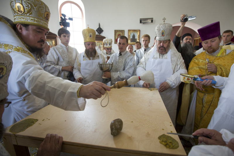 Wyświęcenie cerkwi w Słochach Annopolskich