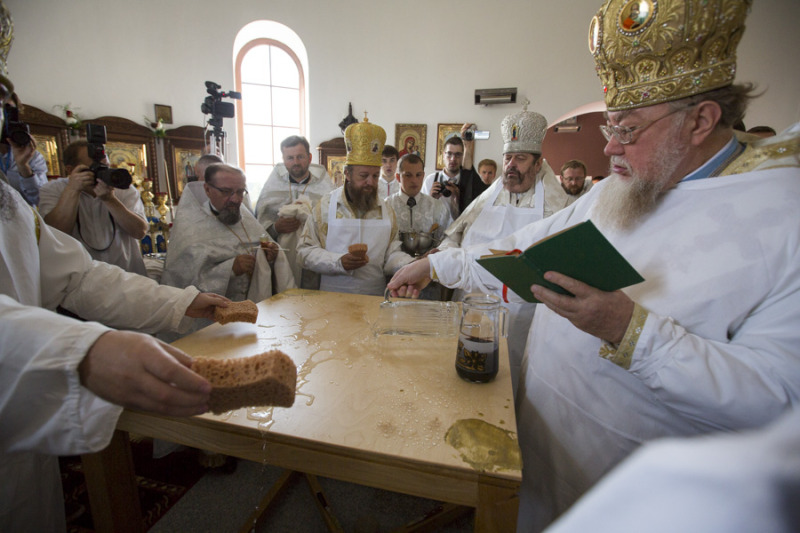 Wyświęcenie cerkwi w Słochach Annopolskich