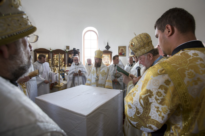 Wyświęcenie cerkwi w Słochach Annopolskich