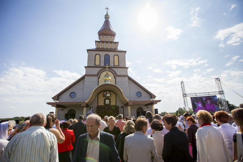 Wyświęcenie cerkwi w Słochach Annopolskich