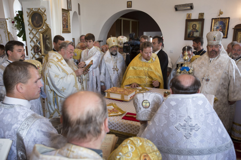 Wyświęcenie cerkwi w Słochach Annopolskich