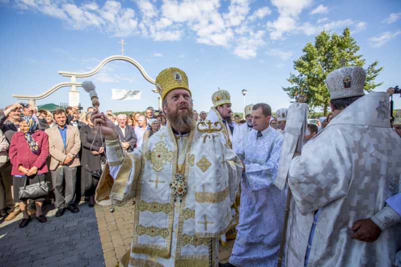 Wyświęcenie cerkwi w Słochach Annopolskich