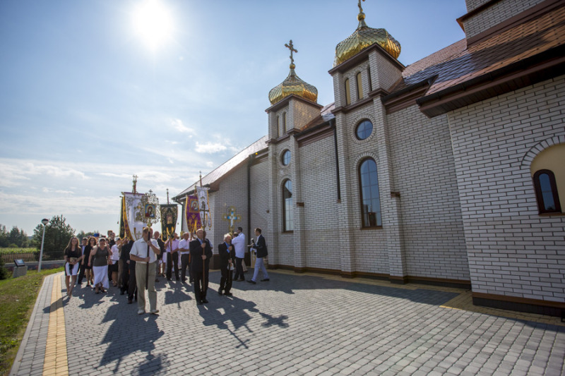 Wyświęcenie cerkwi w Słochach Annopolskich