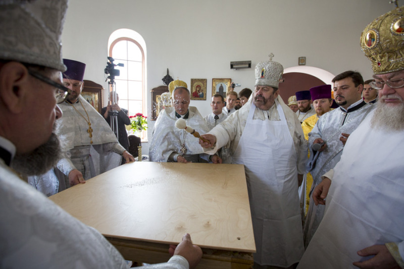 Wyświęcenie cerkwi w Słochach Annopolskich