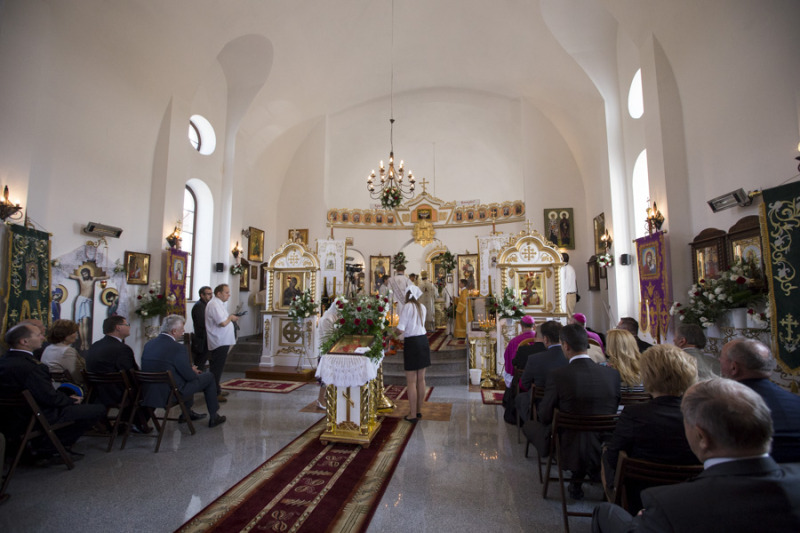 Wyświęcenie cerkwi w Słochach Annopolskich