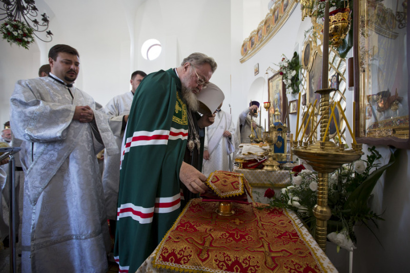 Wyświęcenie cerkwi w Słochach Annopolskich