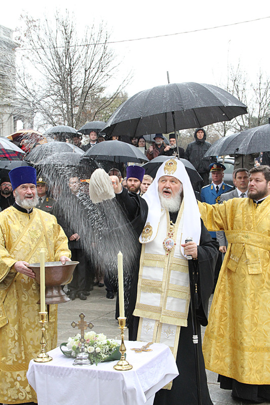 Patriarchowie Ireneusz i Cyryl sprawowali Liturgię w cerkwi św. Sawy