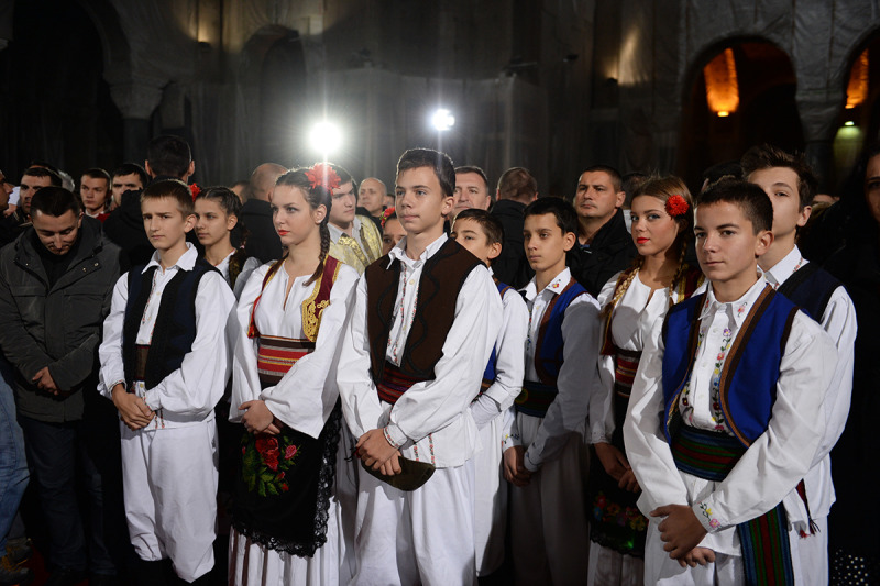 Patriarchowie Ireneusz i Cyryl sprawowali Liturgię w cerkwi św. Sawy
