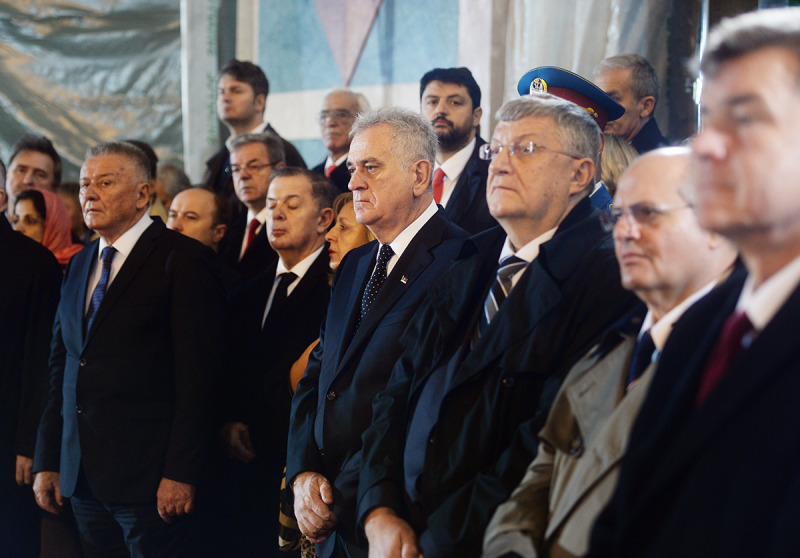 Patriarchowie Ireneusz i Cyryl sprawowali Liturgię w cerkwi św. Sawy