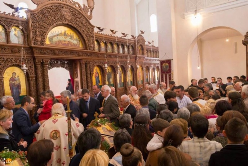 Wyświęcenie nowej katedry w Beracie (Albania)