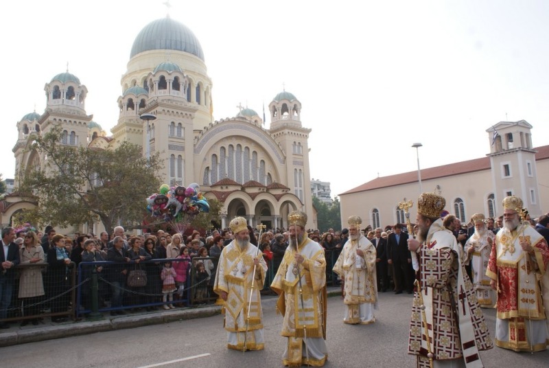Obchody św. apostoła Andrzeja w Patrze – miejscu jego męczeństwa