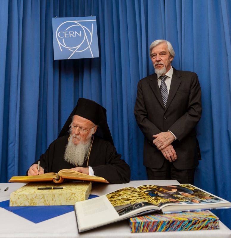 Patriarcha Bartłomiej w ośrodku badań jądrowych CERN
