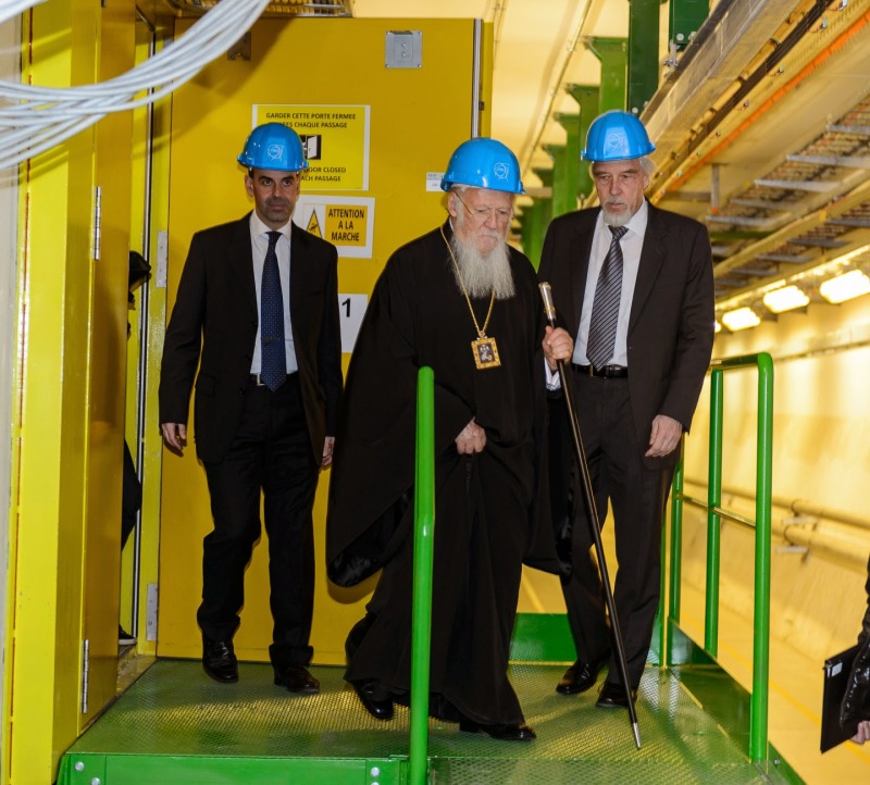 Patriarcha Bartłomiej w ośrodku badań jądrowych CERN