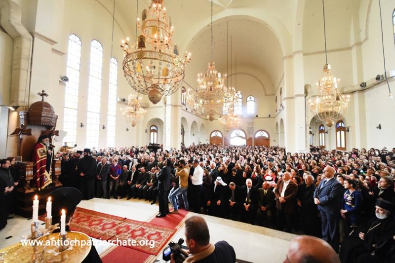 Wizyta patriarchy antiocheńskiego Jana w diecezji Hamy (Syria)