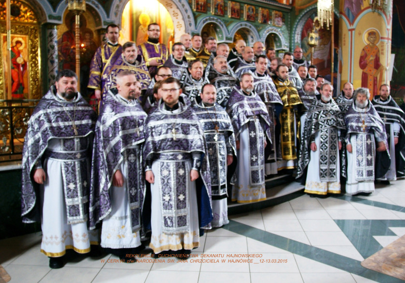 Rekolekcje dekanatu hajnowskiego