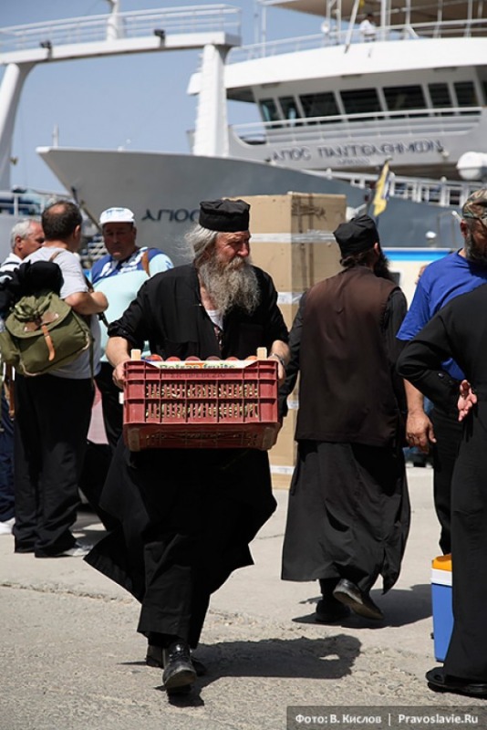 Monasterskie prace na Athosie