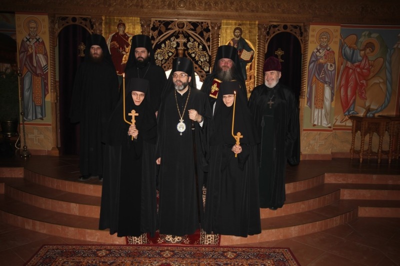 Postrzyżyny w małą schimę w Monasterze Narodzenia Bogurodzicy w Zwierkach