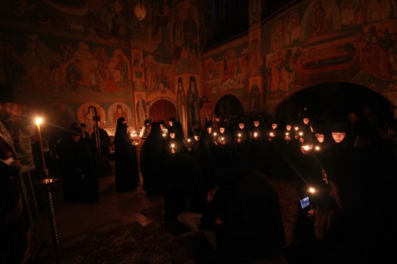 Postrzyżyny w małą schimę w Monasterze Narodzenia Bogurodzicy w Zwierkach