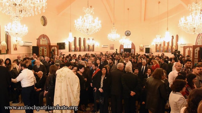 Wyświęcenie nowej cerkwi w stolicy Syrii