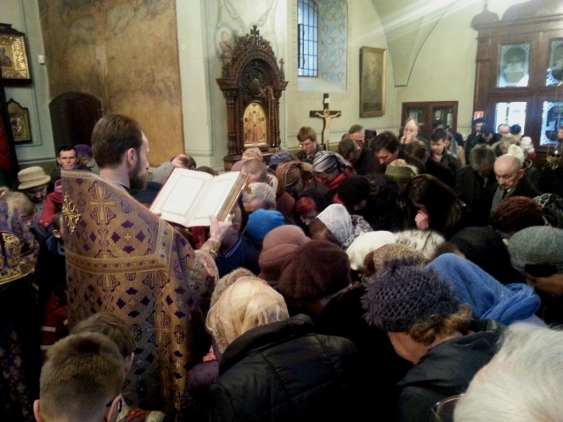 Lublin: Sakrament chorych – Jeleoswiaszczenije