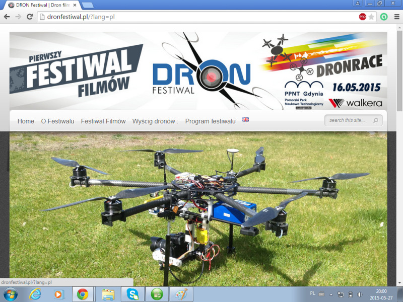 Sławomir Szeremeta laureatem Dron Festiwal