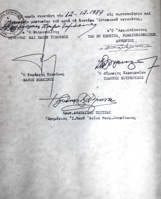 Delegacja Bractwa z oficjalną wizytą na Korfu