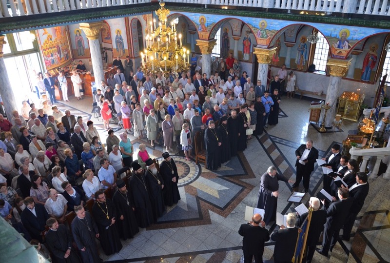 Koncert Belgradzkiego Męskiego Chóru w cerkwi Hagia Sophia w Białymstoku
